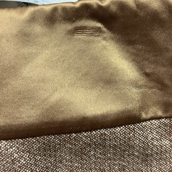 Arden B Tan Skirt with Gold Bow And Waistband - Picture 6 of 6